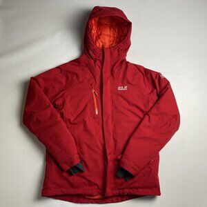 Jack Wolfskin Men's Troposphere Waterproof Windproof Jacket Red - Size S